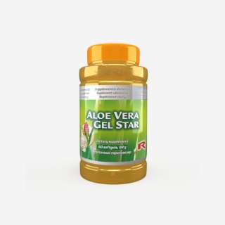 ALOE VERA GEL STAR, Aloe vera 50mg, 60 kapsułek StarLife