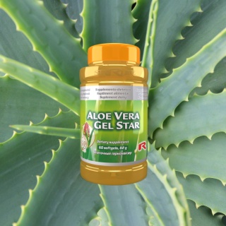 ALOE VERA GEL STAR, Aloe vera 50mg, 60 kapsułek StarLife