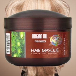 ARGAN HAIR MASQUE CAVIAR ESSENCE, maseczka do włosów, 200ml