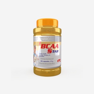 BCAA STAR, regeneracja tkanki mięśniowej, 60 kapsułek