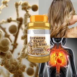 BREWERS YEAST STAR, drożdże piwne, 60 kapsułek