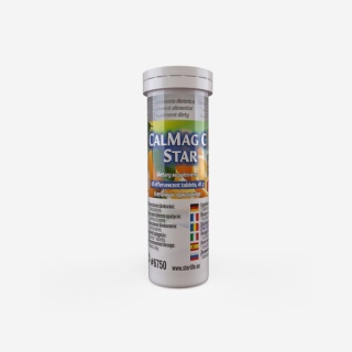 CALMAG C STAR, wapń, magnez, witamina C, 10 tabletek musujących.