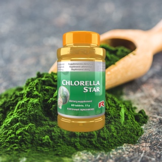 CHLORELLA STAR, detoksykacja, 60 kapsułek