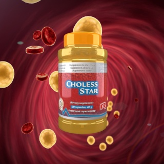 CHOLESS STAR, cholesterol pod kontrolą, 60 kapsułek