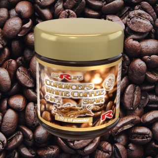 CORDYCEPS WHITE COFFEE STAR, kawa biała z kordycepsem, 110g