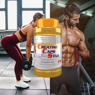 CREATINE CAPS STAR, wydolność fizyczna, 60 kapsułek