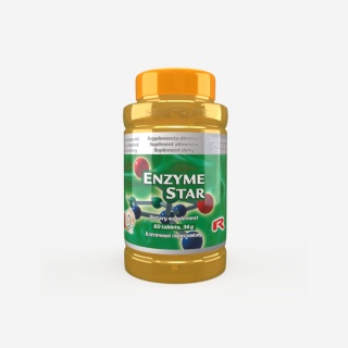 ENZYME STAR, mix enzymów trawiennych, 60 kapsułek