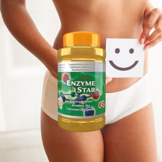 ENZYME STAR, mix enzymów trawiennych, 60 kapsułek