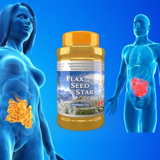 FLAX SEED STAR, siemie lniane, 60 kapsułek