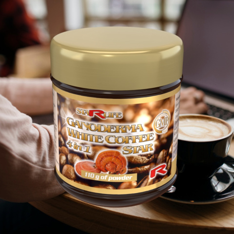 GANODERMA WHITE COFFEE STAR, biała kawa z reishi, 110g GANODERMA WHITE COFFEE STAR, biała kawa z reishi, 110g
