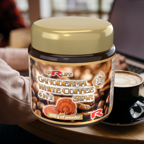 GANODERMA WHITE COFFEE STAR, biała kawa z reishi, 300g GANODERMA WHITE COFFEE STAR, biała kawa z reishi, 300g