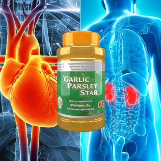 GARLIC PARSLEY STAR, czosnek i pietrzuszka, 60 kapsułek
