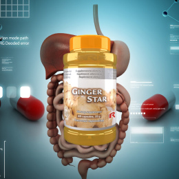 GINGER STAR, imbir, 60 kapsułek