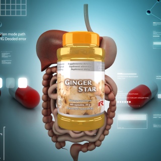 GINGER STAR, imbir, 60 kapsułek