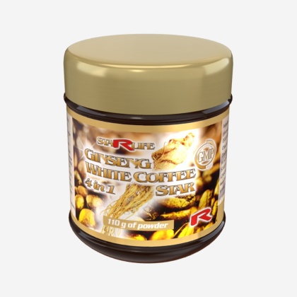 GINSENG WHITE COFFEE STAR, biała kawa z żeń-szeniem, 110g