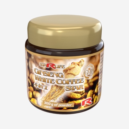 GINSENG WHITE COFFEE STAR, biała kawa z żeń-szeniem, 300g