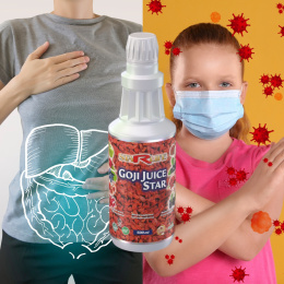 GOJI JUICE STAR, trawienie i odporność, 500ml