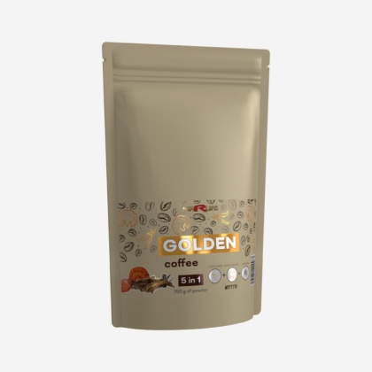 GOLDEN COFFEE STAR, biała kawa z kordycepsem i reishi, 750g