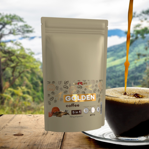 GOLDEN COFFEE STAR, biała kawa z kordycepsem i reishi, 750g
