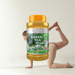 GREEN TEA STAR, trawienie oraz energia, 60 kapsułek