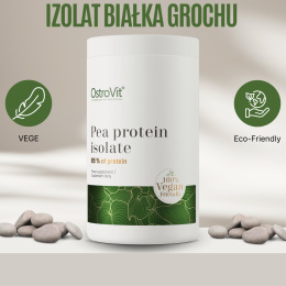 Izolat Białka Grochu, wegańskie białko, 480 g, OstroVit