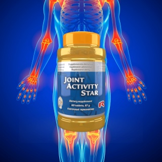 JOINT ACTIVITY STAR, Glukozamina + chondroityna + MSM, 60 kapsułek