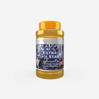 ACAI EXTRA STAR, Jagody acai 1500mg, 60 kapsułek StarLife