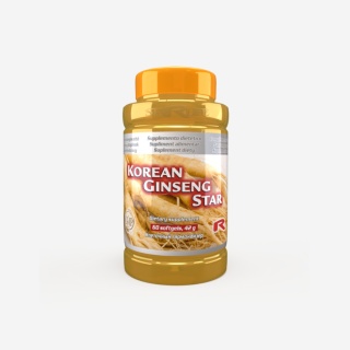 KOREAN GINSENG STAR, żeń - szeń, 60 kapsułek