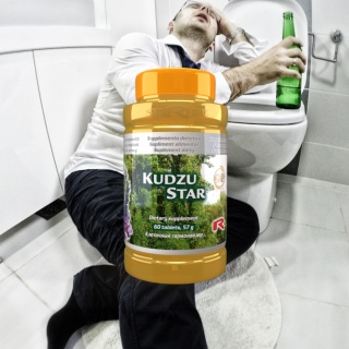 KUDZU STAR, tłumienie skutków alkoholu i bóli głowy, 60 kapsułek