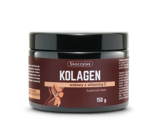 Kolagen wołowy z witaminą C, zdrowe stawy, 150g, Skoczylas