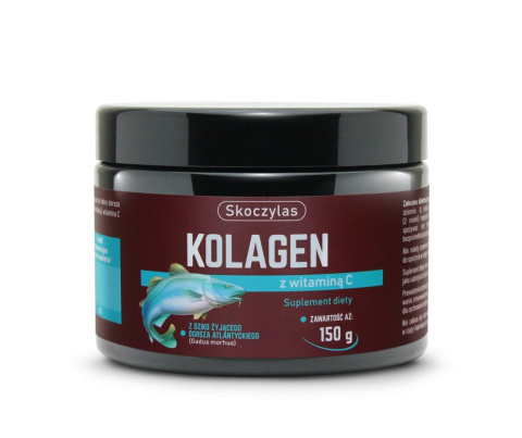 Kolagen z dorsza atlantyckiego dziko żyjącego, 150g, Skoczylas Kolagen z dorsza atlantyckiego dziko żyjącego, 150g, Skoczylas