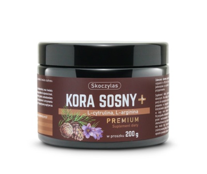 Kora sosny + L-cytrulina + L-arginina PREMIUM, 200g, Skoczylas