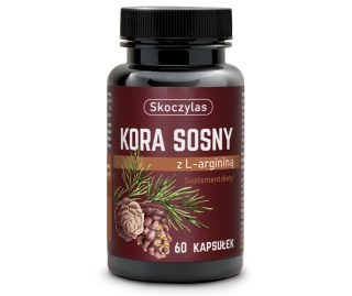 Kora sosny z L-argininą, 60 kapsułek, Skoczylas