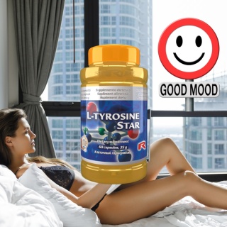 L-TYROSINE STAR, poprawa nastroju, 60 kapsułek