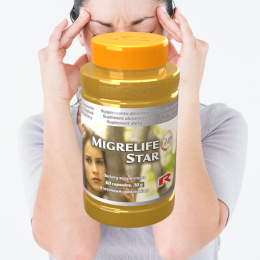 MIGRELIFE STAR, bóle głowy, migreny, 60 kapsułek