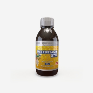 MULTIVITAMIN STAR, syrop witaminy i minerały, 120ml