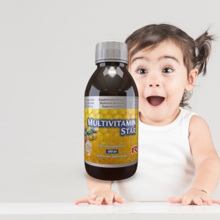 MULTIVITAMIN STAR, syrop witaminy i minerały, 120ml