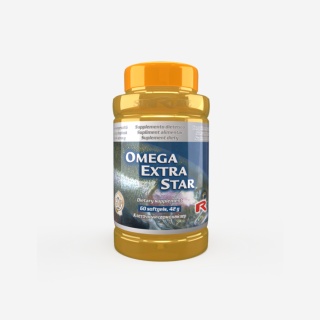 OMEGA EXTRA STAR, olej z ryb morskich, 60 kapsułek
