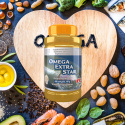 OMEGA EXTRA STAR, olej z ryb morskich, 60 kapsułek