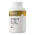 Omega 3 D3+K2, 90 kapsułek, OstroVit