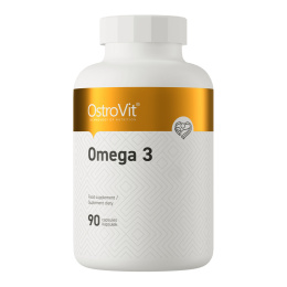 Omega 3 D3+K2, 90 kapsułek, OstroVit