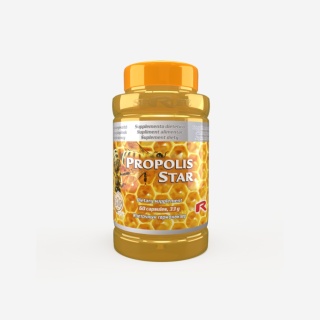 PROPOLIS STAR, działanie dezynfekujące i przeciwzapalne, 60 kapsułek