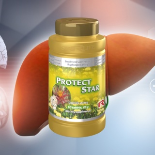 PROTECT STAR, mix ziół na wątrobę, 60 kapsułek
