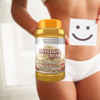 PSYLLIUM STAR, zdrowe trawienie i praca jelit, 60 kapsułek