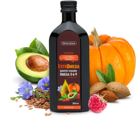 Estromega omega 3-6-9 premium, 250 ml, Skoczylas Estromega omega 3-6-9 premium, 250 ml, Skoczylas