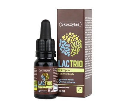 Lactrio, probiotyk w kroplach, 10ml, Skoczylas