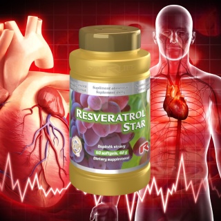 RESVERATROL STAR, wsparcie serca, 60 kapsułek