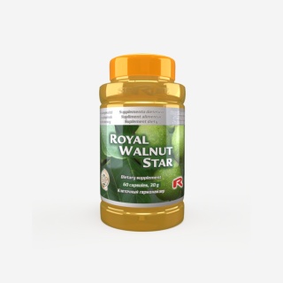 ROYAL WALNUT STAR, działanie antybakteryjne, 60 kapsułek