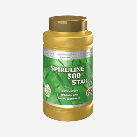SPIRULINE 500 STAR, spirulina, 60 kapsułek SPIRULINE 500 STAR, spirulina, 60 kapsułek