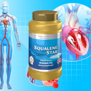 SQUALENE STAR, olej z wątroby rekina, 60 kapsułek